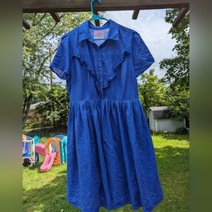 **SOLD on ToC pre-loved** Tuesday of California cornflower blue rodeo dress